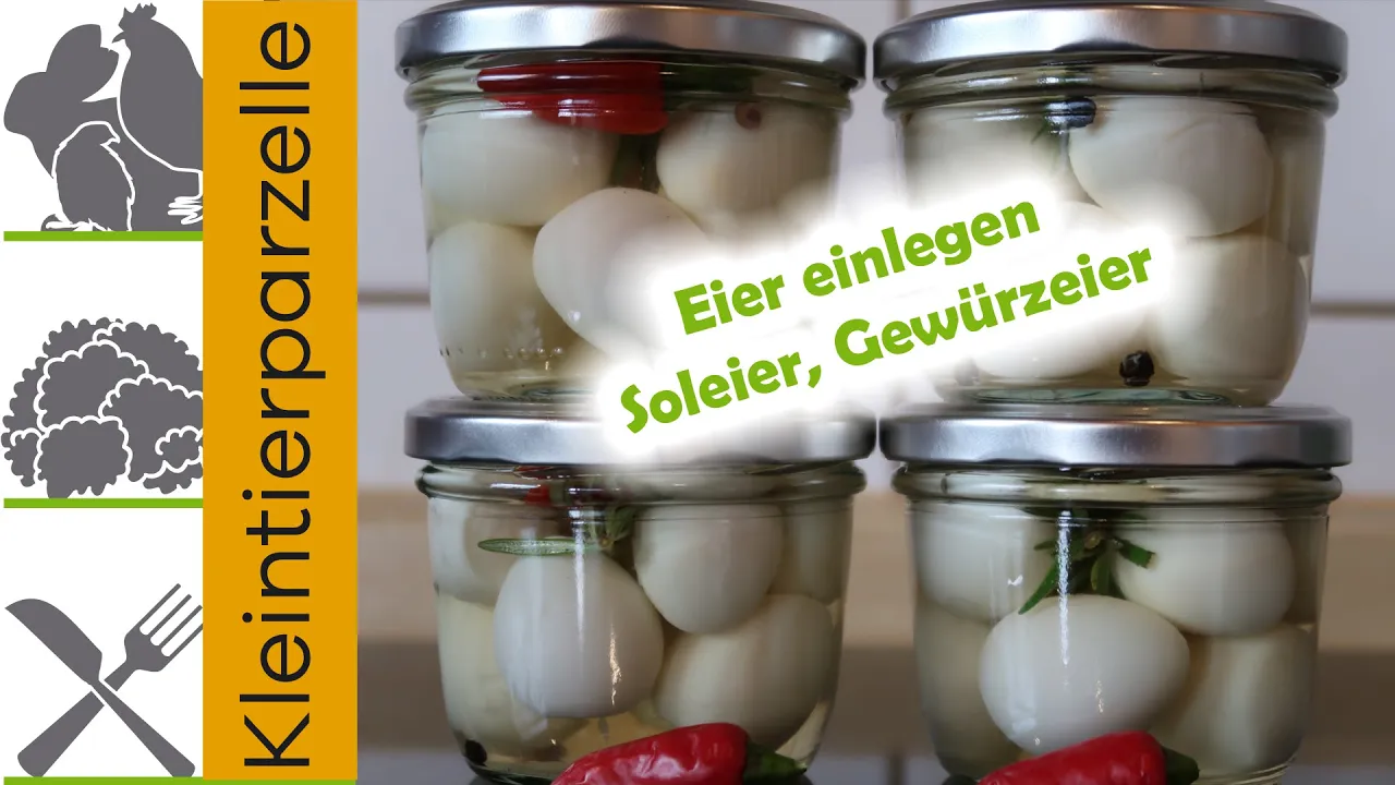 Eier einlegen | Soleier | Gewürzeier