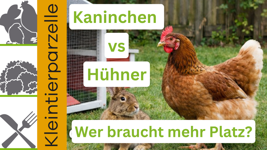Kaninchen vs Hühner Stall